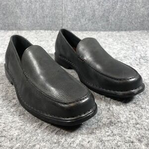 Rockport Dress Loafers Mens 16 Wide Black Leather Slip On Comfort Shoes